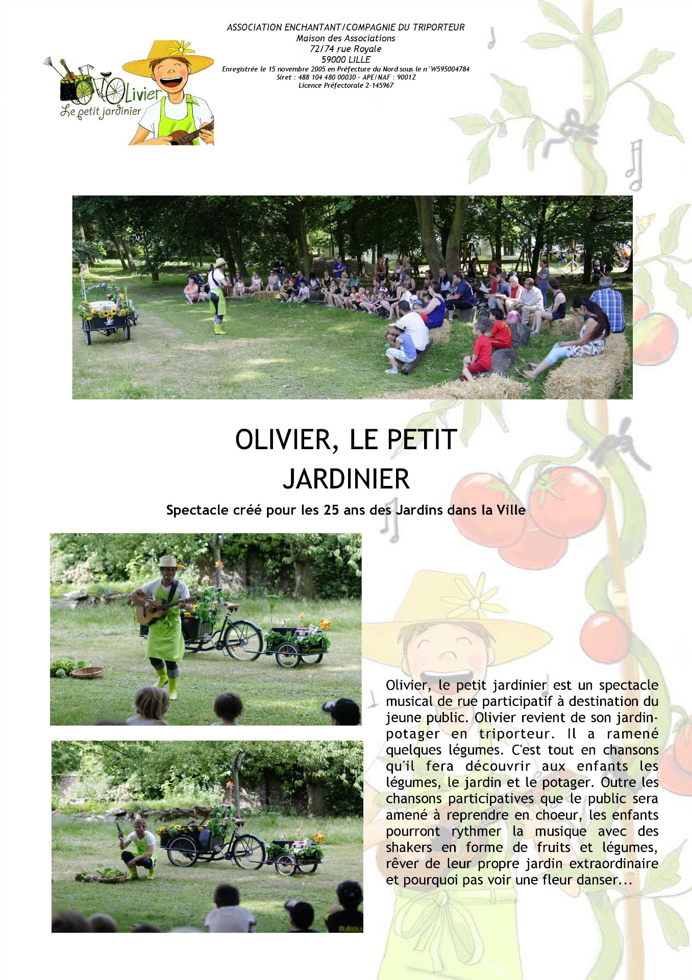 Olivier le petit jardinier 1