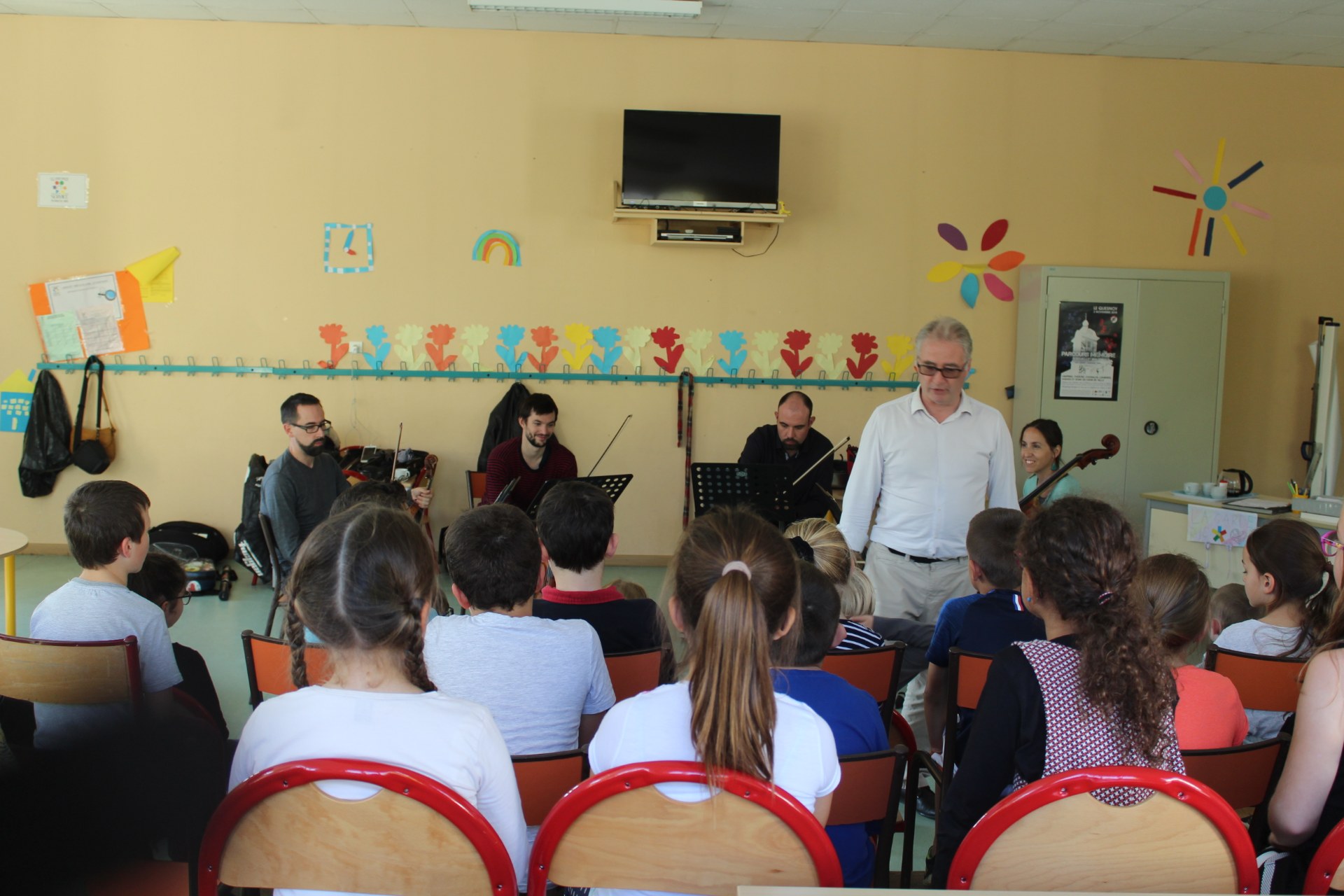 Intervention à l'école Chevray Le Quesnoy Pays de Mormal